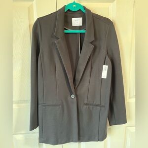 NWT Old Navy Black Jersey-Knit Blazer | Size S | Professional Career